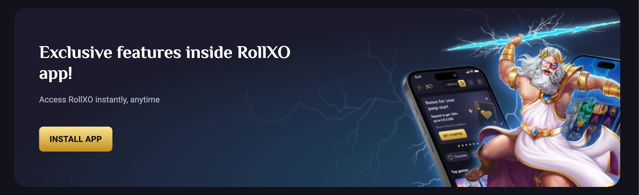 Logged in Rollxo Account